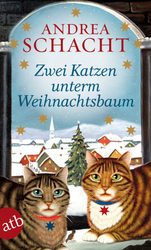 Andrea Schacht: Zwei Katzen unterm Weihnachtsbaum