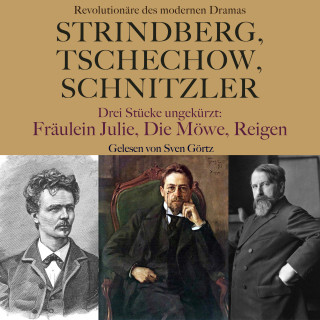 August Strindberg, Anton Tschechow, August Schnitzler: Strindberg, Tschechow, Schnitzler – Revolutionäre des modernen Dramas