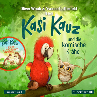 Oliver Wnuk: Kasi Kauz und die komische Krähe, Kasi Kauz und der Radau am Biberbau