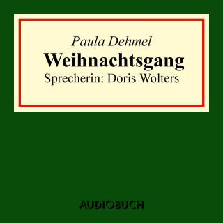 Paula Dehmel: Weihnachtsgang