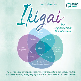 Yuto Tanaka: IKIGAI - Der Wegweiser zum Glücklichsein: Wie Sie mit Hilfe der japanischen Philosophie den Sinn des Lebens finden, Ihrer Bestimmung ab sofort folgen und Ihre Passion endlich leben können