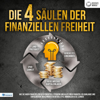 World of Finance: Die 4 Säulen der finanziellen Freiheit: Wie Sie Ihren finanziellen IQ exponentiell steigern und alles über Finanzen, Geldanlange und erfolgreiche Investments in Aktien, ETFs, Immobilien & Co. lernen