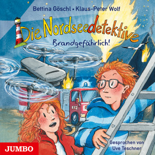 Klaus-Peter Wolf, Bettina Göschl: Die Nordseedetektive. Brandgefährlich! [Band 12]