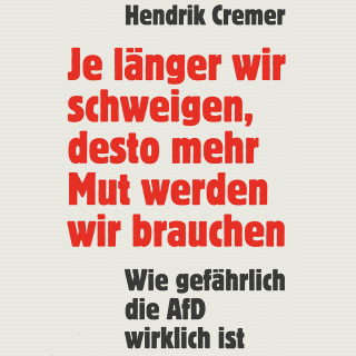 Hendrik Cremer: Je länger wir schweigen, desto mehr Mut werden wir brauchen
