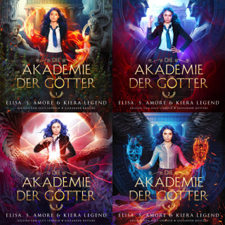 Elisa S. Amore, Winterfeld Verlag: Die Akademie der Götter Band 1 - 4