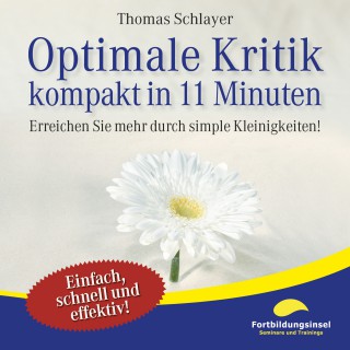 Thomas Schlayer: Optimale Kritik - kompakt in 11 Minuten