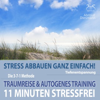 Franziska Diesmann, Torsten Abrolat: 11 Minuten Stressfrei - Stress abbauen ganz einfach! Traumreise ans Meer & Autogenes Training