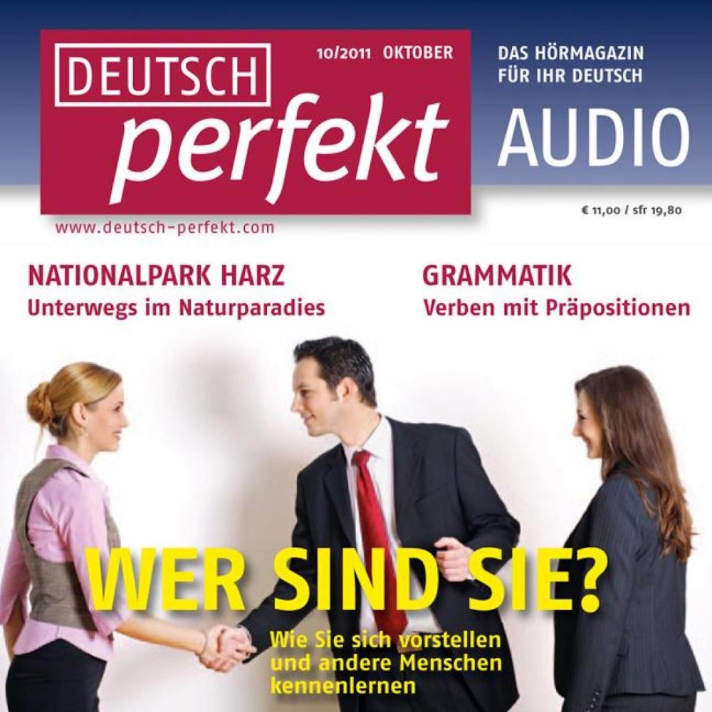 Аудиокнига на немецком языке. Deutsch perfekt журнал. Vorstellen