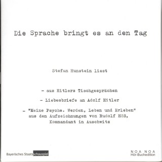 Rudolf Höß: Die Sprache bringt es an den Tag