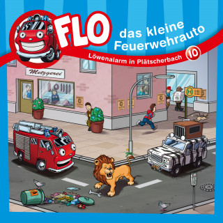Flo das kleine Feuerwehrauto, Christian Mörken: 10: Löwenalarm in Plätscherbach