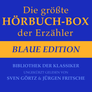 Edgar Allen Poe, Stefan Zweig, Theodor Storm: Die größte Hörbuch-Box der Erzähler: Blaue Edition
