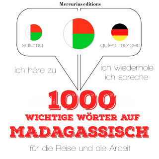 JM Gardner: 1000 wichtige Wörter auf Madagassische für die Reise und die Arbeit