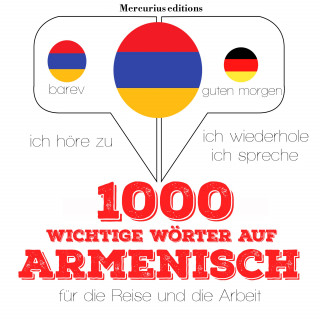 JM Gardner: 1000 wichtige Wörter auf Armenisch für die Reise und die Arbeit