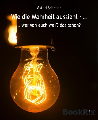 Astrid Schreier: Wie die Wahrheit aussieht - ...