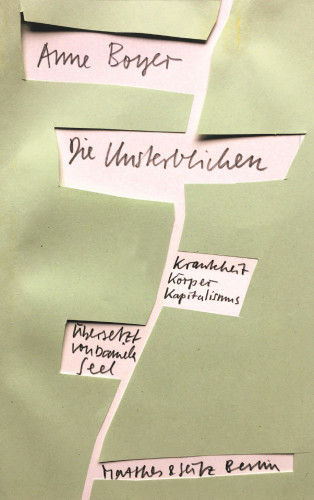 Anne Boyer: Die Unsterblichen