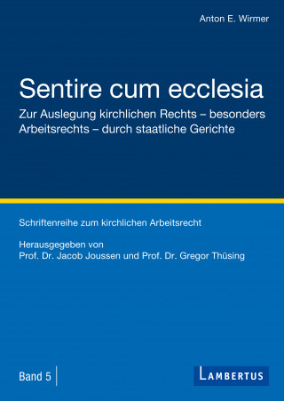 Anton E. Wirmer: Sentire cum ecclesia