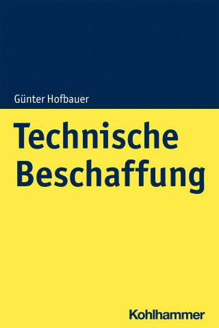 Günter Hofbauer: Technische Beschaffung