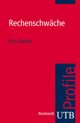 Annemarie Fritz-Stratmann, Gabriele Ricken: Rechenschwäche