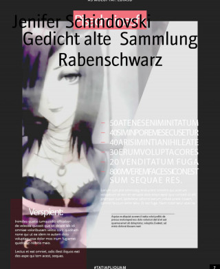 Jenifer Schindovski: Gedicht alte Sammlung Rabenschwarz