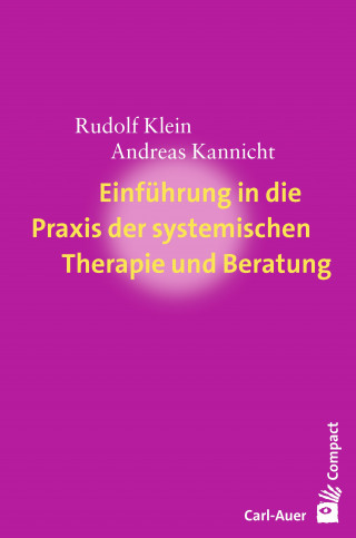 Rudolf Klein, Andreas Kannicht: Einführung in die Praxis der systemischen Therapie und Beratung