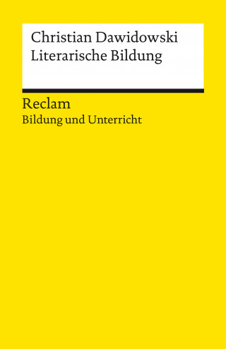 Christian Dawidowski: Literarische Bildung