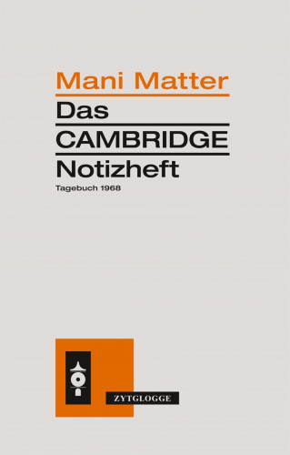 Mani Matter: Das Cambridge Notizheft