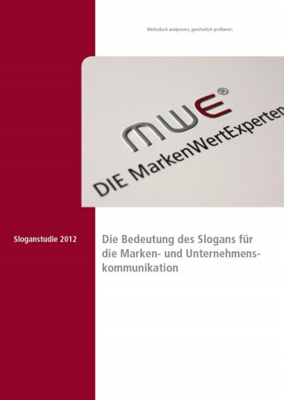 Manfred Enzlmüller: Sloganstudie 2012