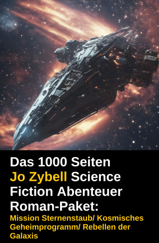 Jo Zybell: Das 1000 Seiten Jo Zybell Science Fiction Abenteuer Roman-Paket: Mission Sternenstaub/ Kosmisches Geheimprogramm/ Rebellen der Galaxis