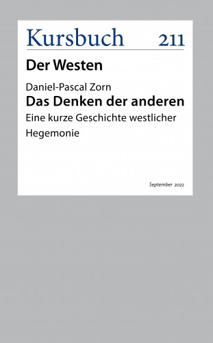 Daniel-Pascal Zorn: Das Denken der anderen