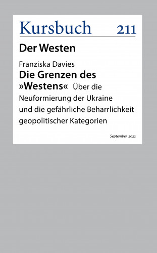 Franziska Davies: Die Grenzen des "Westens"