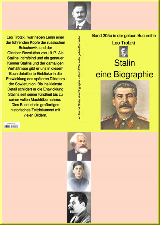 Leo Trotzki: Leo Trotzki: Stalin eine Biographie – Band 205e in der gelben Buchreihe – bei Jürgen Ruszkowski