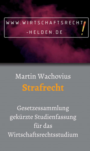 Prof. Dr. Martin Wachovius: Strafrecht