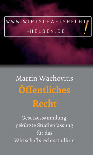 Prof. Dr. Martin Wachovius: Öffentliches Recht