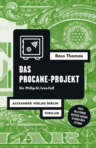 Ross Thomas: Das Procane-Projekt