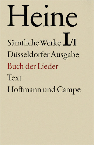 Heinrich Heine: Buch der Lieder