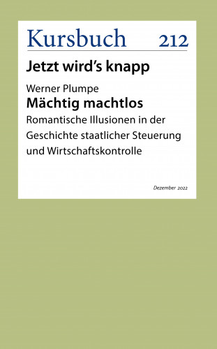 Werner Plumpe: Mächtig machtlos