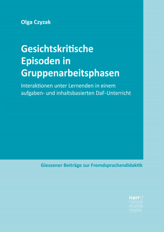 Olga Czyzak: Gesichtskritische Episoden in Gruppenarbeitsphasen