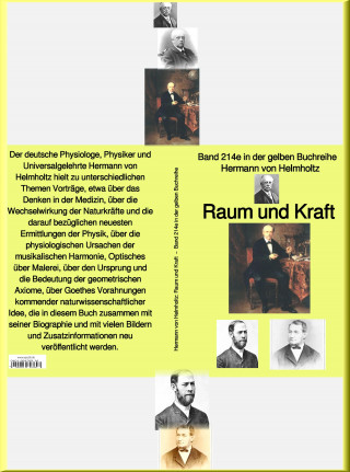 Hermann von Helmholtz: Raum und Kraft – Teil 1 – Band 214e in der gelben Buchreihe – bei Jürgen Ruszkowski