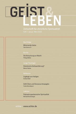 Christoph Benke, Verlag Echter: Geist & Leben 1/2023