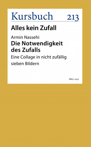 Armin Nassehi: Die Notwendigkeit des Zufalls