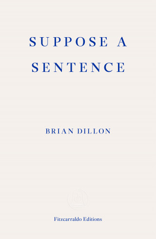 Brian Dillon: Suppose a Sentence