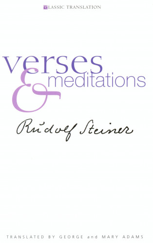 Rudolf Steiner: Verses and Meditations