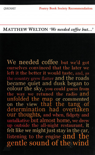Matthew Welton: 'We needed coffee but...'