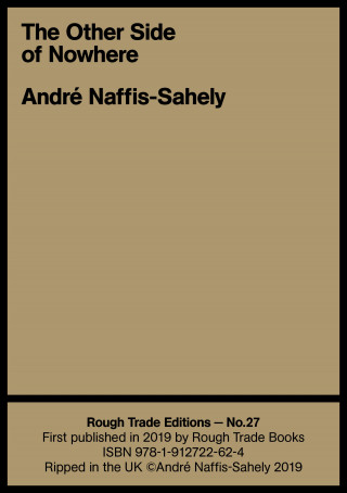 André Naffis-Sahely: The Other Side of Nowhere