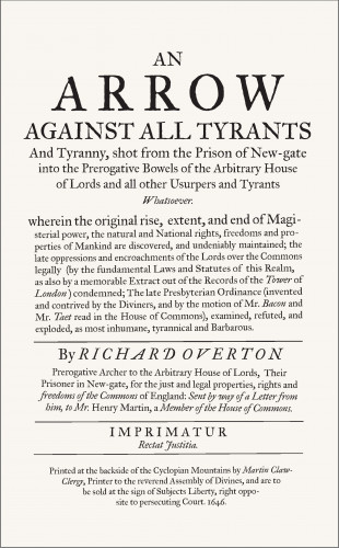 Richard Overton: An Arrow Against All Tyrants