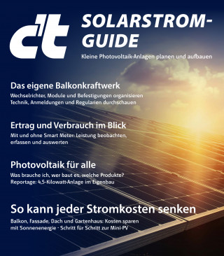 c't-Redaktion: c't Solarstrom-Guide 2023