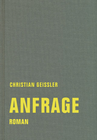 Christian Geissler: Anfrage