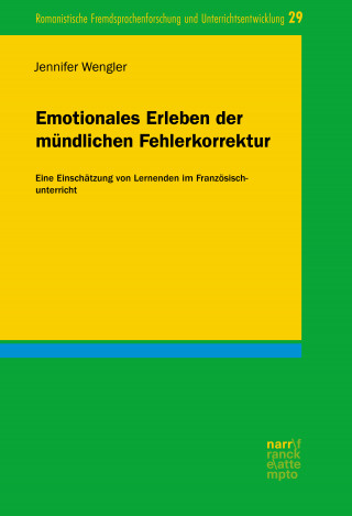 Jennifer Wengler: Emotionales Erleben der mündlichen Fehlerkorrektur