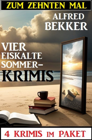 Alfred Bekker: Zum zehnten Mal vier eiskalte Sommerkrimis: 4 Krimis im Paket