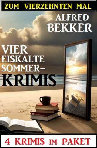 Alfred Bekker: Zum vierzehnten Mal vier eiskalte Sommerkrimis: 4 Krimis im Paket